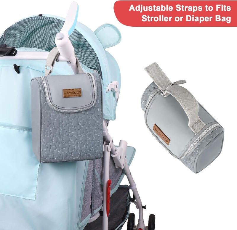 accmor Breastmilk Cooler Bag, Insulated Baby Bottle Cooler Tote Bags for Nursing Mom Daycare, Portable Breast Milk Cooler Bag for Travel - Image 5